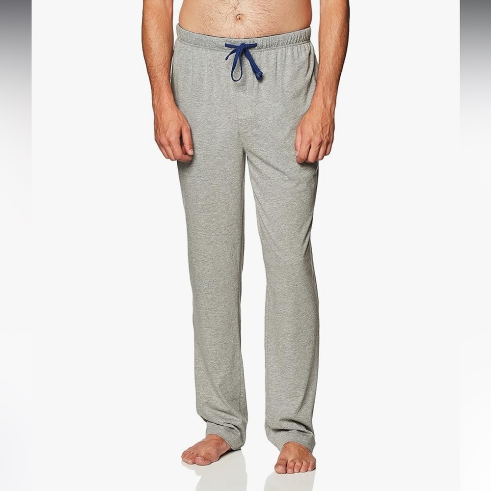 Hanes, Men’s Solid Knit Grey Sleep Pant